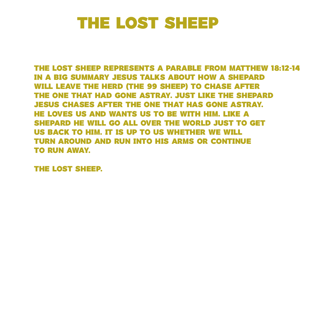 The Lost Sheep (Pre-order)