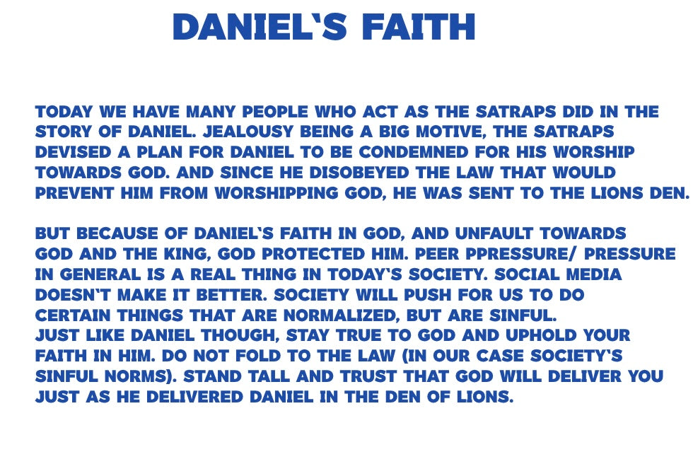 Daniel's Faith (Pre-Order)