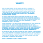 Vanity (Pre-order)