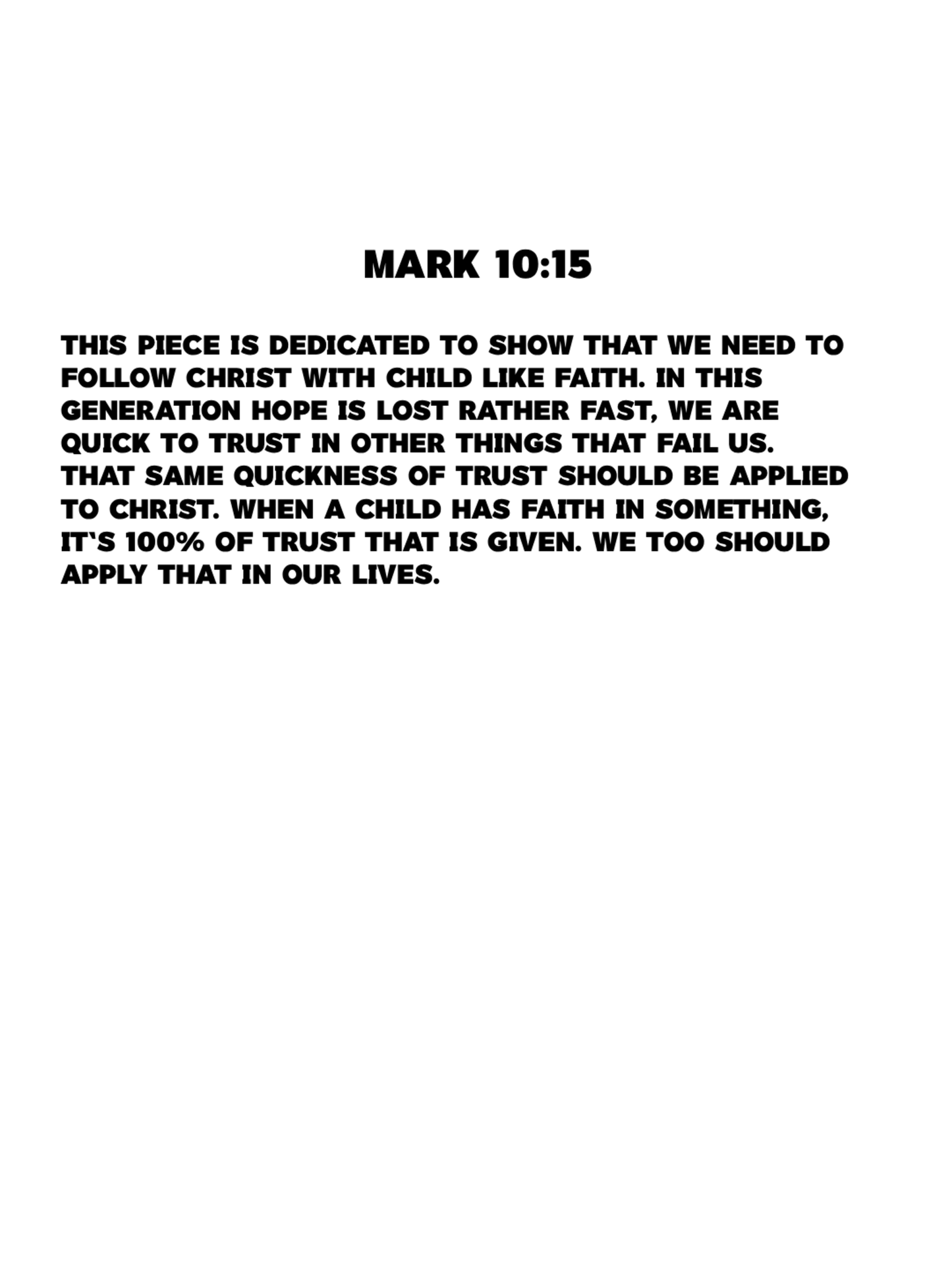 Mark 10:15 (Pre-order)